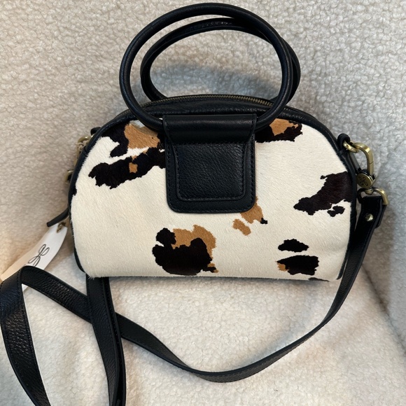 HOBO- Sheila Small Satchel Bag Purse Leather CowhideHandles & Cross Body… - Picture 2 of 10